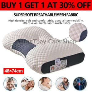 Orthopedic Cervical Pillow Neck Pain Relief Hypoallergenic Support - Picture 1 of 13