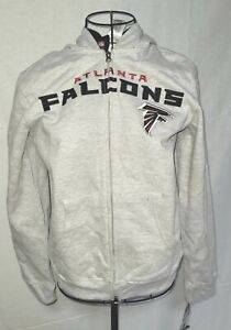 Atlanta Falcons Youth Zip Up Hooded Sweatshirt Gray Size L/14-16 T11-219