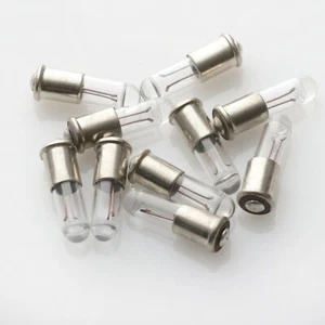 10 x T1 1,5V 90mA 0,135W lámpara miniatura brida enana base SM4S/4 - Imagen 1 de 2