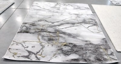 Пятнистый ковер сзади СЕРЫЙ/ЗОЛОТОЙ 6–7 дюймов x 9 футов, сниженная цена 1172742418 CFT877F-6 - Изображение 1 из 4