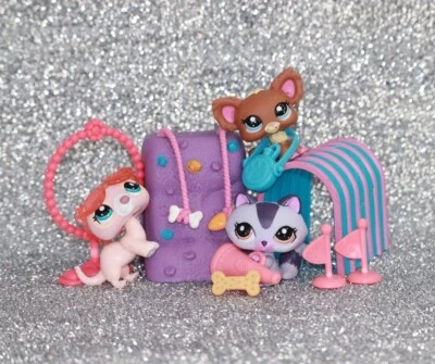 Littlest Pet Shop Auténtico #1622 #1623 #1624 Hurón/Chihuahua 'Estrellas más grandes' Foto 1 de 4