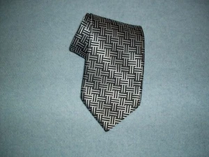 Cravatta - CLASSICA - Fantasia CUCITURE ARGENTATE - FABIO ANDREANI - Pura Seta - Foto 1 di 4