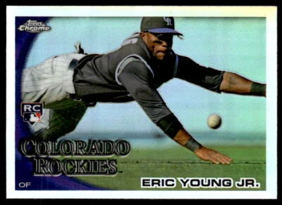 2010 Topps Chrome #171 Eric Young Jr. Refractors - Image 1 of 2