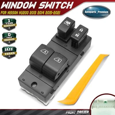 Front Driver Left Power Window Switch for Nissan NV200 2013 2014 2015 2016-2021 - Image 1 of 4
