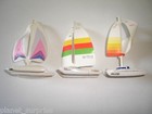 CATAMARANS 1996 MODEL BOATS & SHIPS SET - KINDER SURPRISE TOYS MINIATURES
