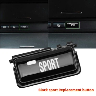 Para BMW Serie 3 E46 M3 1998-2004 Consola Negra Modo Deportivo Botón Cubierta Reemplazar Foto 1 de 4