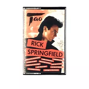 RICK SPRINGFIELD TAO Cassette Tape OG 1985 Rock Pop Rare - Picture 1 of 5