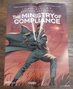 MINISTERIUM OF COMPLIANCE #1 🙂 John Ridley RAFFAELE PROMO Poster IDW Comics 2023 - Bild 1 von 2