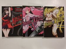 Akame ga kill manga vol. 1-3