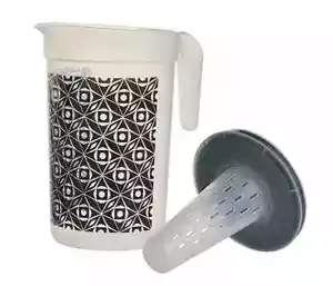 Brocca rotonda Tupperware Classic 2 qt con inserto infusore frutta Deco Vibe nuova - Foto 1 di 1