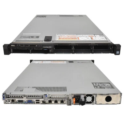 Dell PowerEdge R630 Rack Server 2x E5-2630 V3 32GB DDR4 RAM 8x 2,5" H330 1xPSU - Bild 1 von 4