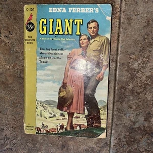 Giant By Edna Ferber Paperback Book 1954 Cardinal Edition  - Picture 1 of 2