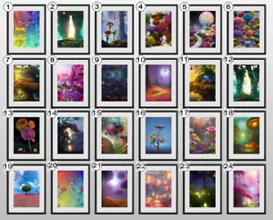 Obras de arte digitales generadas por IA, vistas escénicas modernas, carteles de decoración de arte de pared - Imagen 1 de 48