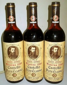 CHIANTI CLASSICO GALLO NERO CASTELLO DI VERRAZZANO RISERVA 1968. - Foto 1 di 2