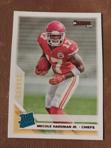 2019 MECOLE HARDMAN DONRUSS CANVAS NFL ROOKIE CARD RC #325 KANSAS CITY CHIEFS KC - Picture 1 of 2