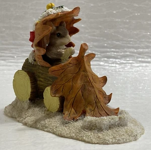 Charming Tails ~ SNOW PLOW ~ Mouse Figure 87/566 ~ Fitz & Floyd ~ In Box - Picture 1 of 16