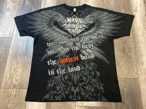Kiss Shirt Mens Extra Large Alive 35 2009 The Hottest Band EUC Worn Once Tee - Picture 1 of 8