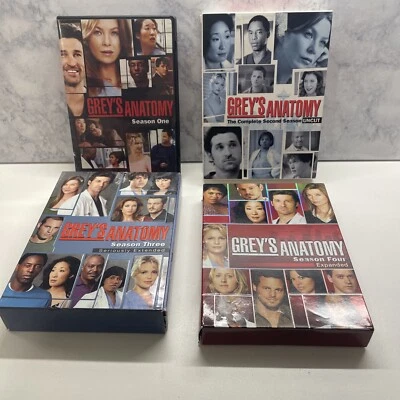 Greys Anatomy DVD Lot Complete Seasons 1, 2, 3, 4  Set 1-4 Show Foto 1 de 3