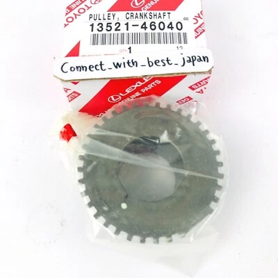 TOYOTA GENUINO 01-05 IS300 LEXUS POLEA DE DISTRIBUCIÓN DEL CIGÜEÑAL DE FÁBRICA 13521 - 46040 Foto 1 de 4