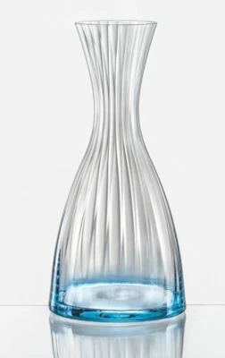 Bohemia Karaffe blau Kristallglas Kate Optic Wasser- Weinkaraffe 1200 ml   - Bild 1 von 2