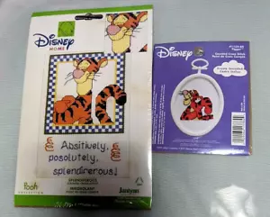 Lotto di 2 kit punto croce Disney Tigro contato di Janlynn & Splendiferous - Foto 1 di 13