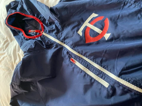 MLB MN Twins Season Ticket Holder Ford Collaboration Windbreaker Jacket Size Med Cover