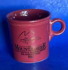 Fiesta CINNABAR Mountaineer Anniversary 2001  Ring Handled Coffee Mug
