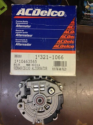  ACDelco Rebuilt Alternator 321-1066 10463565 fit Lumina Cutlass Grand Prix USA - Image 1 of 4