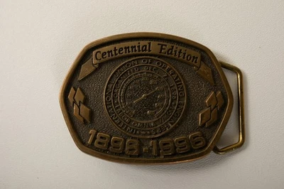 Union of Engineers (R4A/JSF6) Belt Buckle 1896 1996 Centennial BTS 1991 USA - Image 1 of 4