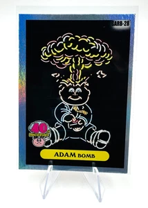 2025 Topps Garbage Pail Kids 40th Adam Bomb GARB-28 Homage to Garbahj Mortensen - Picture 1 of 8