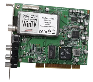 Vintage Hauppage WINTV-PVR-150 Multi-PAL PCI TV Tuner Adapter - Picture 1 of 3