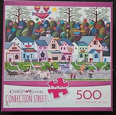 Charles Wysocki - Confection Street - 500 Pc Puzzle Sealed - Image 1 of 4