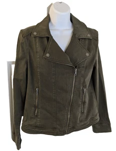 Liverpool, Damen, Moto Jacke, grün, Größe S - Bild 1 von 3