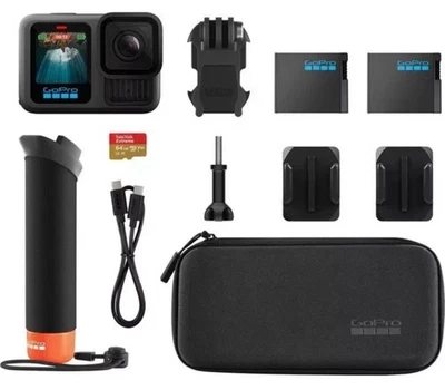 GOPRO HERO13 Black 5.3K Action Camera & Accessories Bundle BRAND NEW SEALED✅ - Image 1 of 4