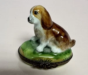 Caja Limoges FRANCIA - COCKER SPANIEL CACHORRO Casa para Perros Interior 66/500 - Imagen 1 de 12