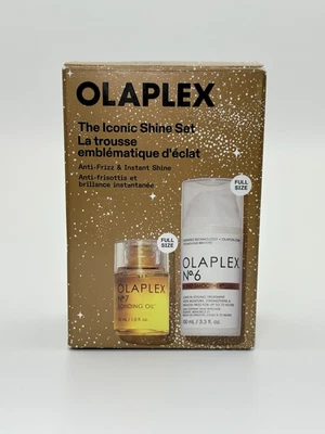 Olaplex Iconic Shine Set – No.6 + No.7 Full Size – Hair Treatment – NEW - Image 1 of 4