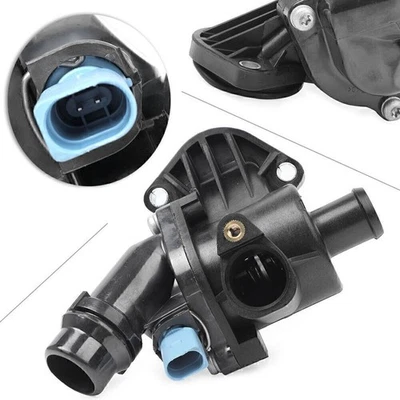 1 корпус термостата охлаждающей жидкости двигателя подходит для Audi A4/A4 Quattro 2000-09 годов выпуска 06B121111K - Изображение 1 из 4