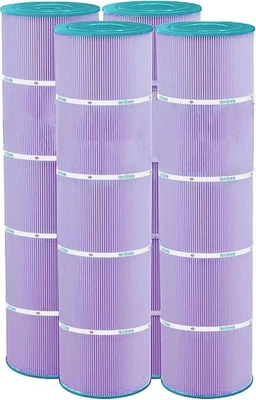Hurricane HF7459-04 Platinum Purple Pool Filter Cartridge, 4 Pack - Image 1 of 4