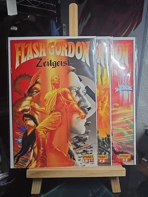 FLASH GORDON Zeitgeist 1-3 cubiertas e historia alex ross art daniel indro 2011. Foto 1 de 4