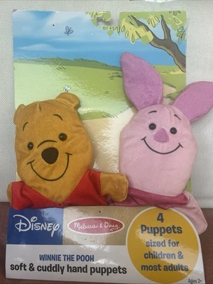 Melissa & Doug Disney CONJUNTO DE 2 bonecos de mão Winnie The Pooh & Friends idades 2+ - Imagem 1 de 2