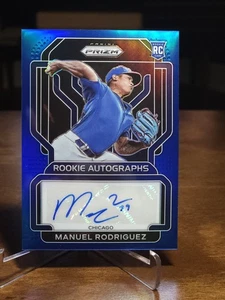 2022 Panini Prizm - Rookie Autographs Manuel Rodriguez #RA-MR Blue Prizm /149  - Picture 1 of 2