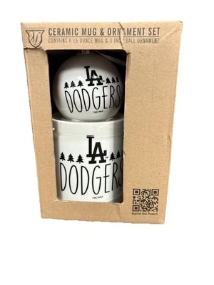 Los Angeles Dodgers Ceramic Mug & Ornament Set The Memory Co. Brand New - Image 1 of 4
