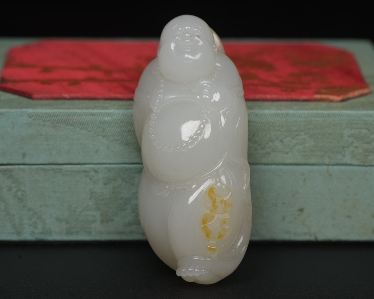 佛白玉中国风雕像、雕像| eBay