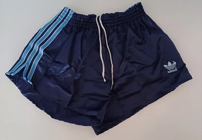 Vintage Adidas Sprinter Shorts 80s glanz racer Hose D5 80er WM Deluxe - Bild 1 von 3