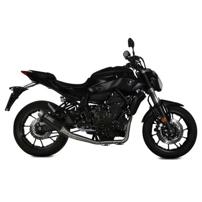 SCARICO COMPLETO MIVV CON COLLETTORE RACING E TERMINALE NERO YAMAHA MT-07 14-20 - Immagine 1 di 4