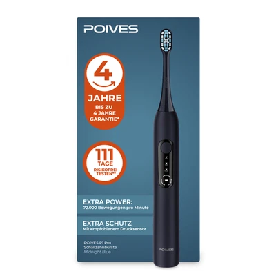 POIVES P1 Pro Sonic Toothbrush - Midnight Blue - Image 1 of 4