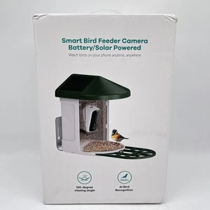 New Smart Bird Feeder With Camera IP65 Waterproof - Battery Or Solar Powered - Picture 1 of 13