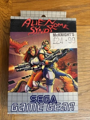 Vintage Sega Game Gear Gamegear  Alien Syndrome 1992 Unplayed Rare Action - Image 1 of 4