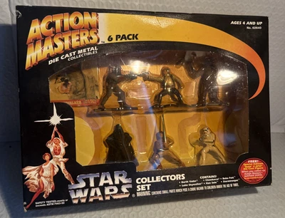 Star Wars Action Masters DIE CAST METAL 6 Pack Juego Coleccionista De Colección 1994 Boba Fett Foto 1 de 4
