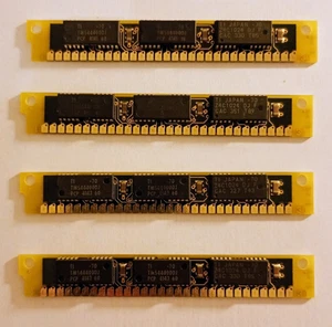 4x 1MB SIMM 30pin 1Mx9 Parity 70ns 3-Chip 2x TI TMS44400DJ-70, 1x TI Z4C1024-70 - Bild 1 von 1